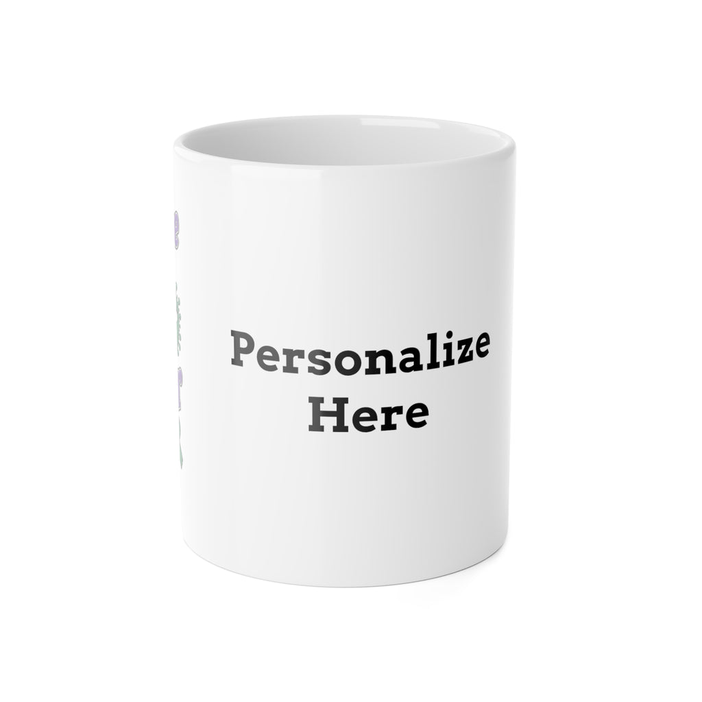 Moooove Over Cancer mug personalization preview for adding a custom name or text