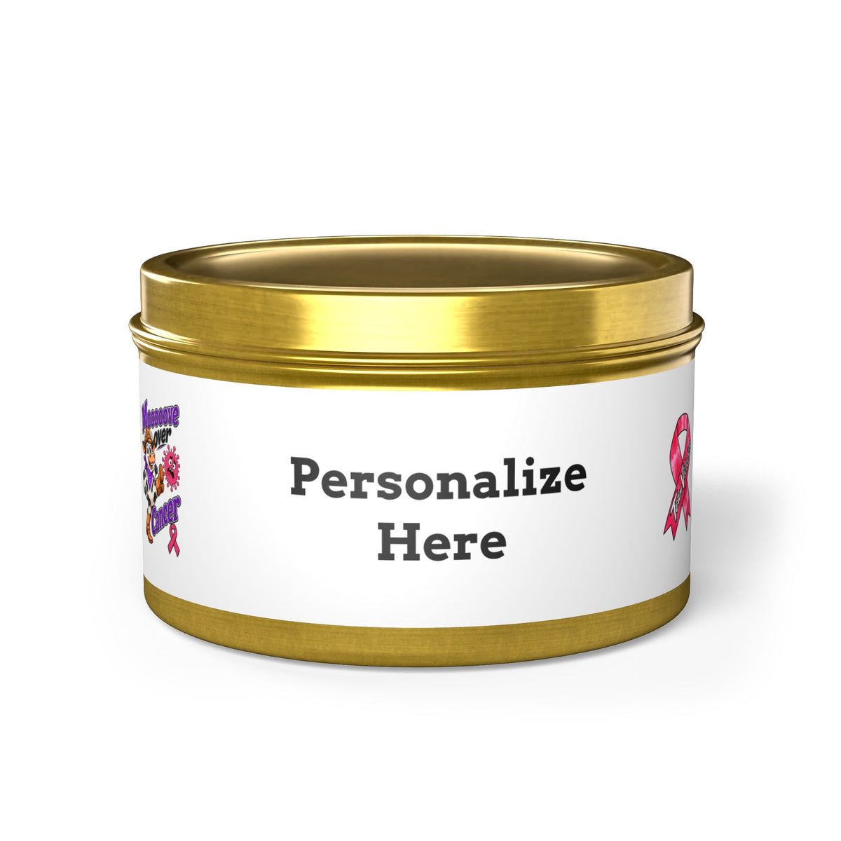Scented Tin Candle - 4 oz & 8 oz - "Personalize"