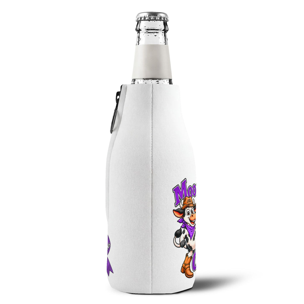 Zip-Up Bottle Cooler Sleeve - Insulated Cooler