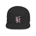 Heather gray and black Moooove Over Cancer hat with Thyroid Cancer awareness ribbon