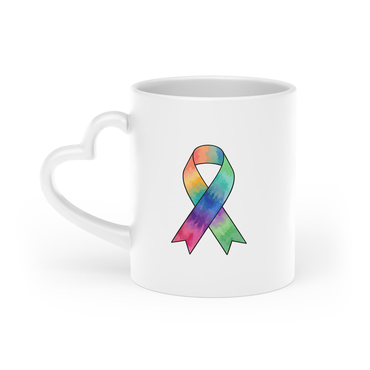 (Copy) Kickin' Cancer 11 oz Heart-Handle Ceramic Mug