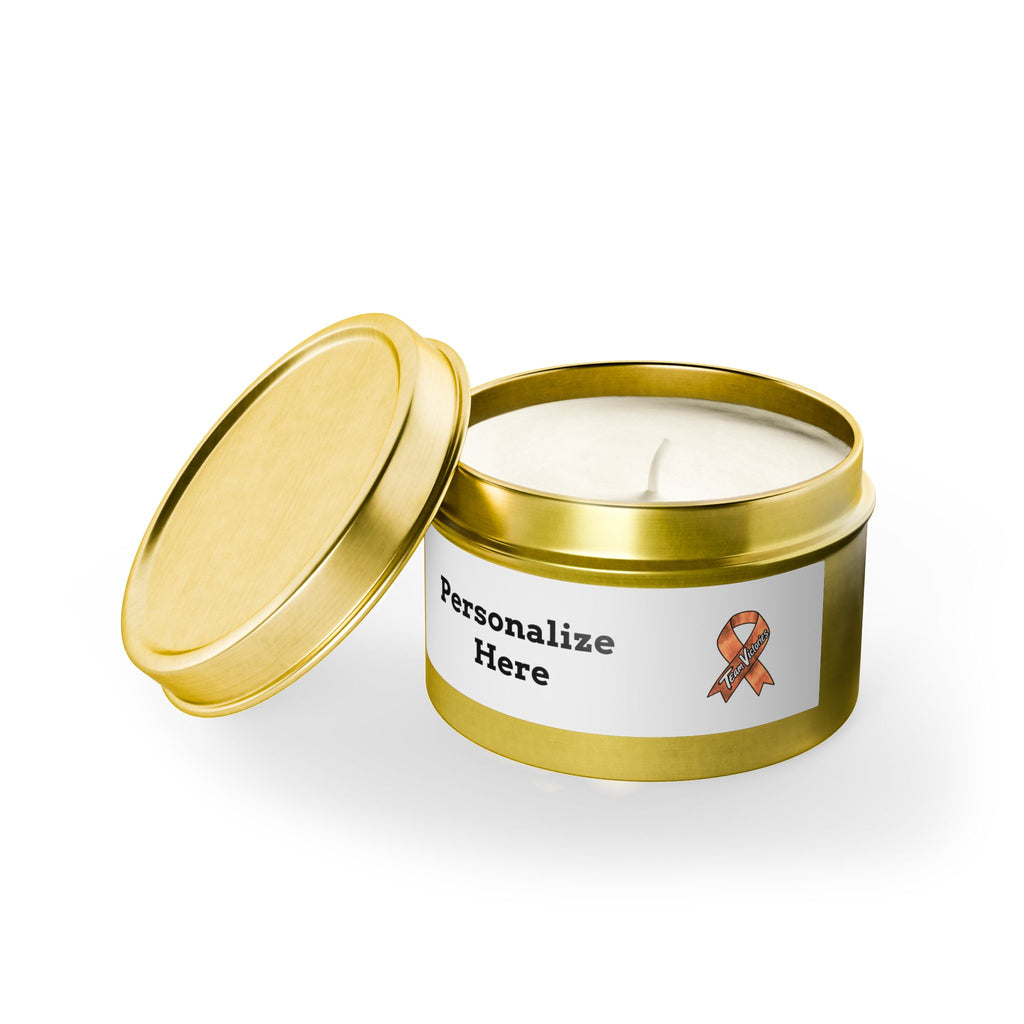 Scented Tin Candle - 4 oz & 8 oz - "Personalize"