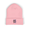 Pink Moooove Over Cancer embroidered cuffed beanie