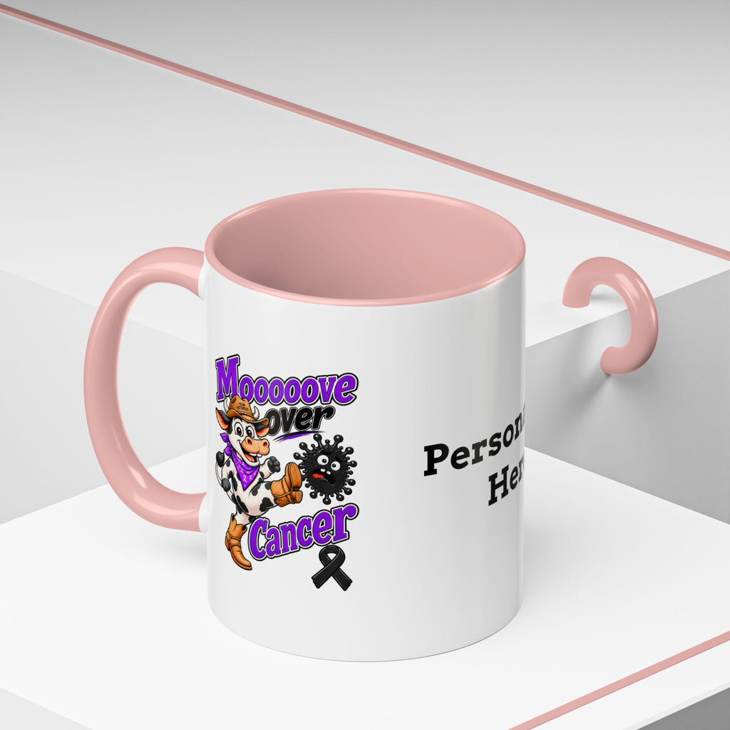 Color Accent Coffee Cup - 11 oz & 15 oz - "Personalize"