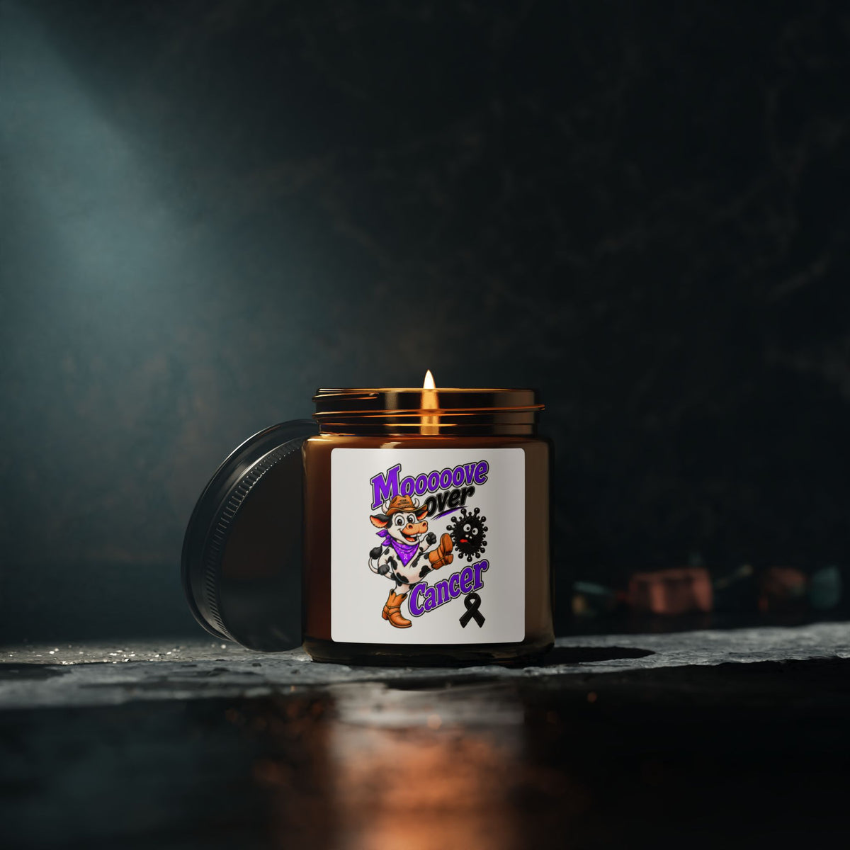 Soy Scented Candle - Amber Jar