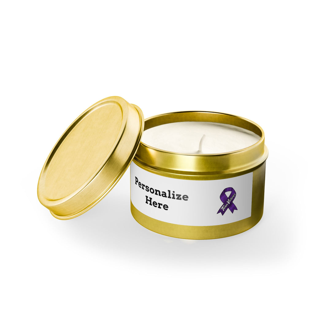 Scented Tin Candle - 4 oz & 8 oz - "Personalize"