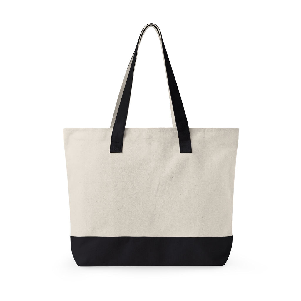 Canvas Tote Bag— Zippered Front Pocket, Everyday Carry