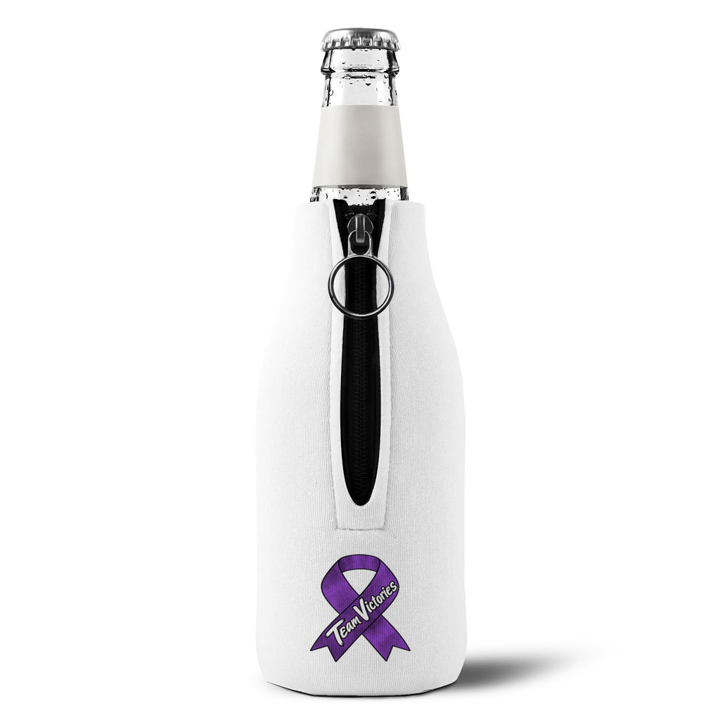 Zip-Up Bottle Cooler Sleeve - Insulated Cooler