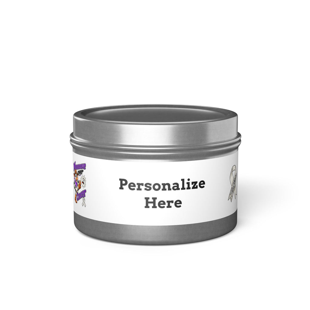 Scented Tin Candle - 4 oz & 8 oz - "Personalize"