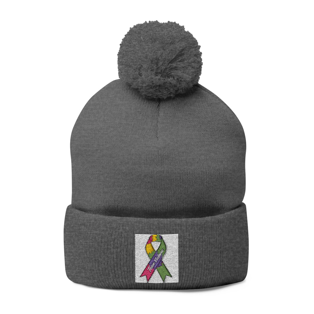 Pom-Pom Knit Cap