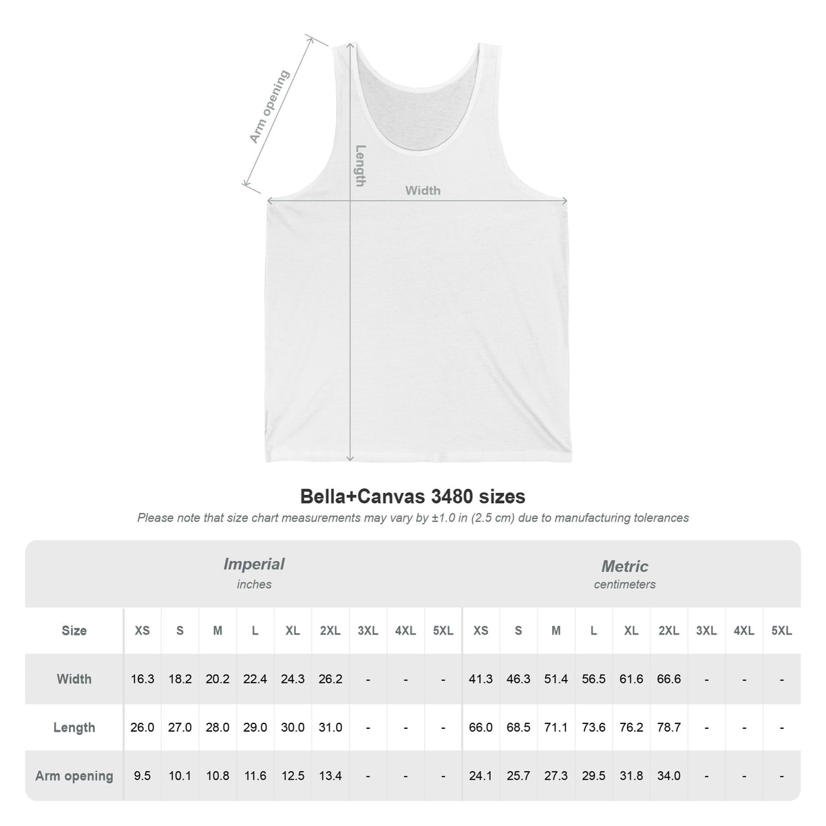 Tank Top | Bella+Canvas 3480 - "Personalize"