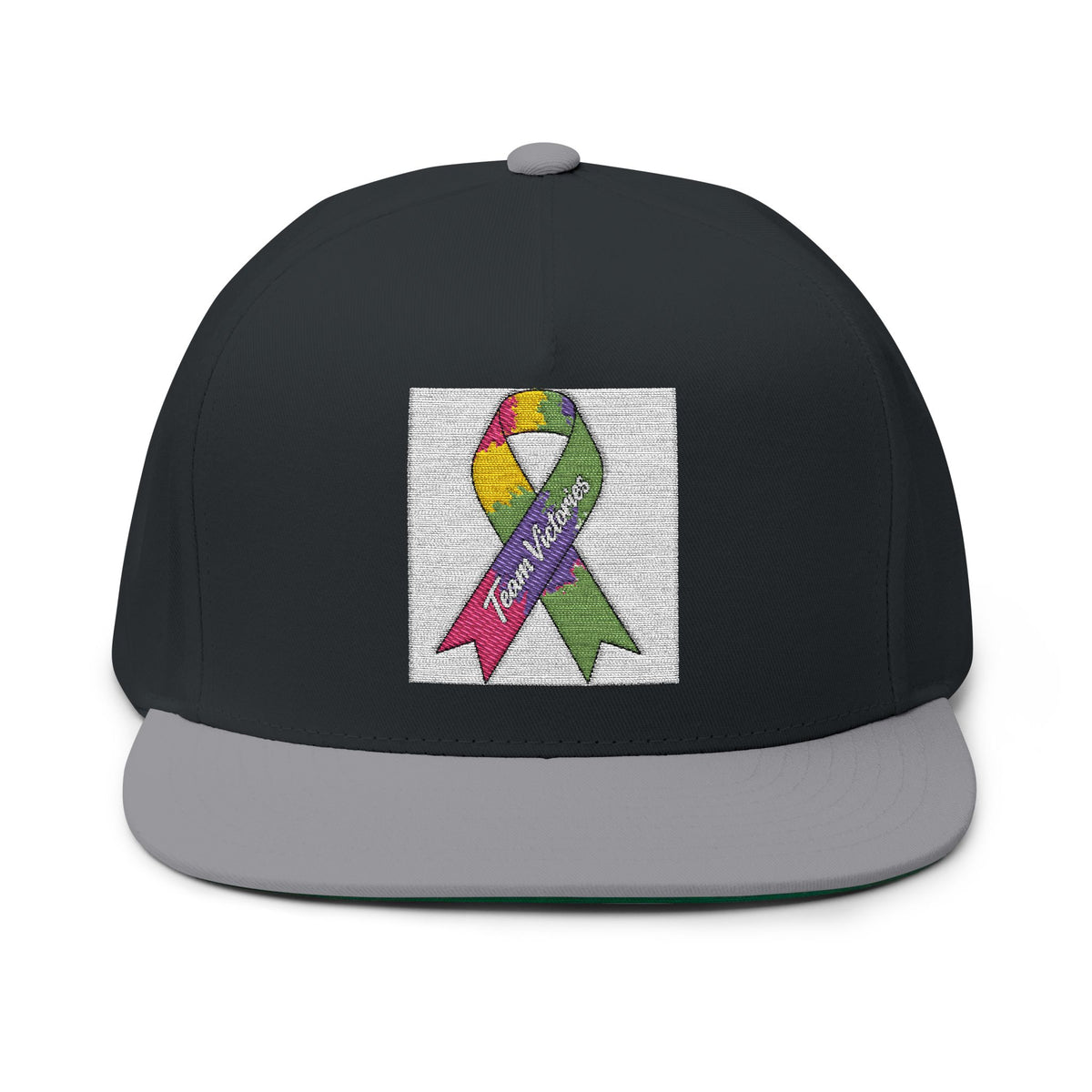 Embroidered Flat Bill Cap — Hat