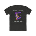 Black Moooove Over Cancer T-shirt with character artwork and awareness ribbon