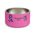 Pet Bowl - Stainless Steel - 18 oz - "Personalize"
