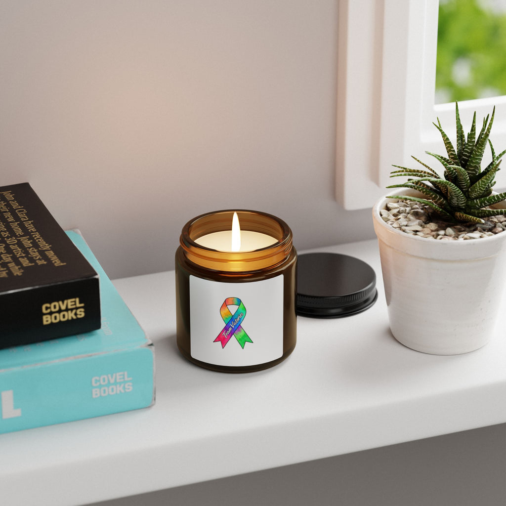 Soy Scented Candle - Amber Jar