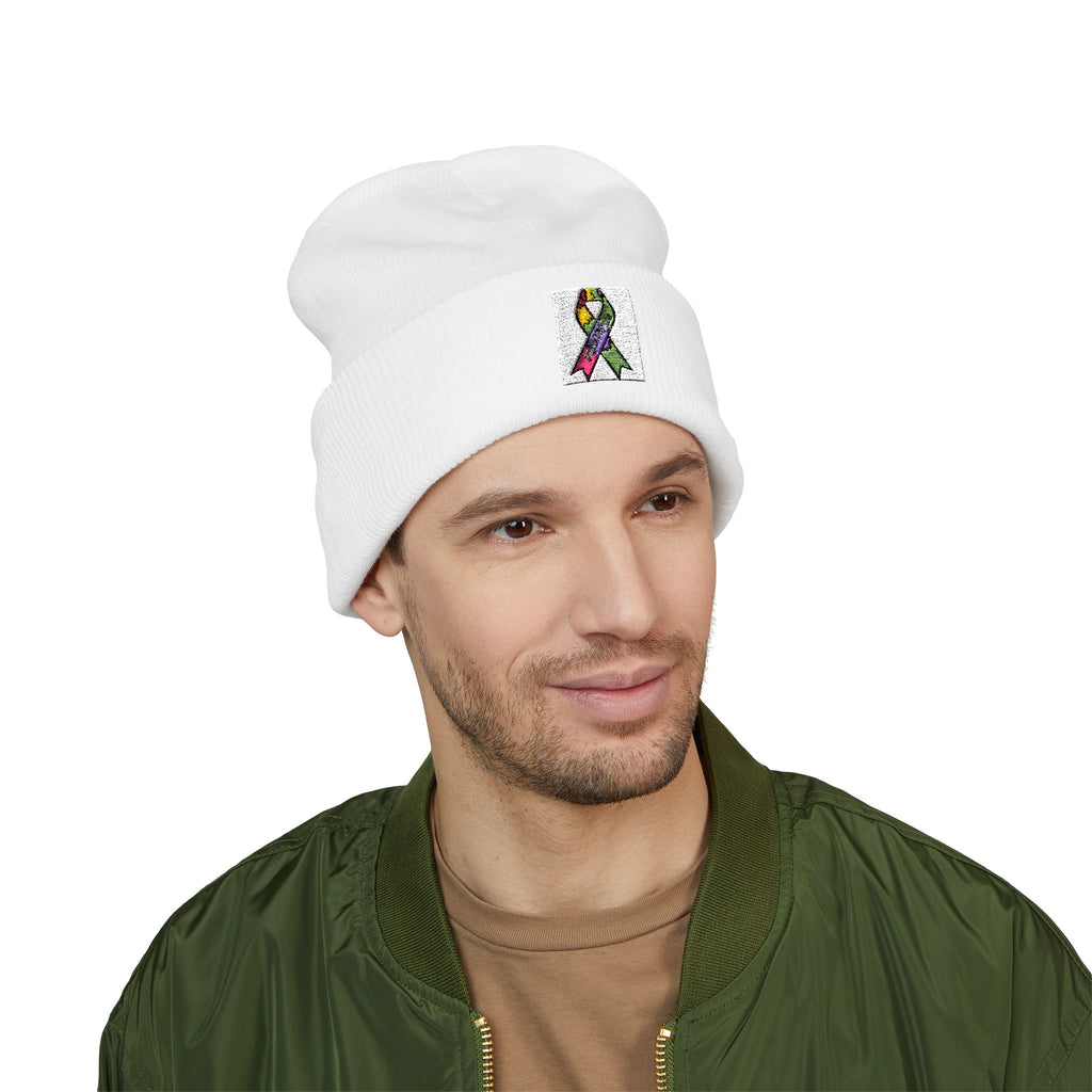 Embroidered Beanie — Cuffed Hat