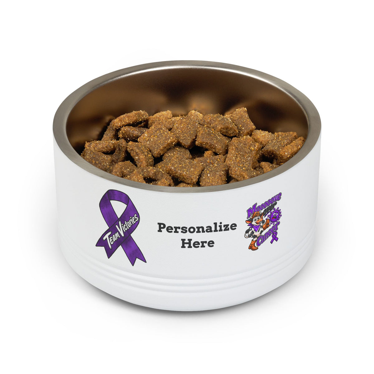 Pet Bowl - Stainless Steel - 18 oz - "Personalize"