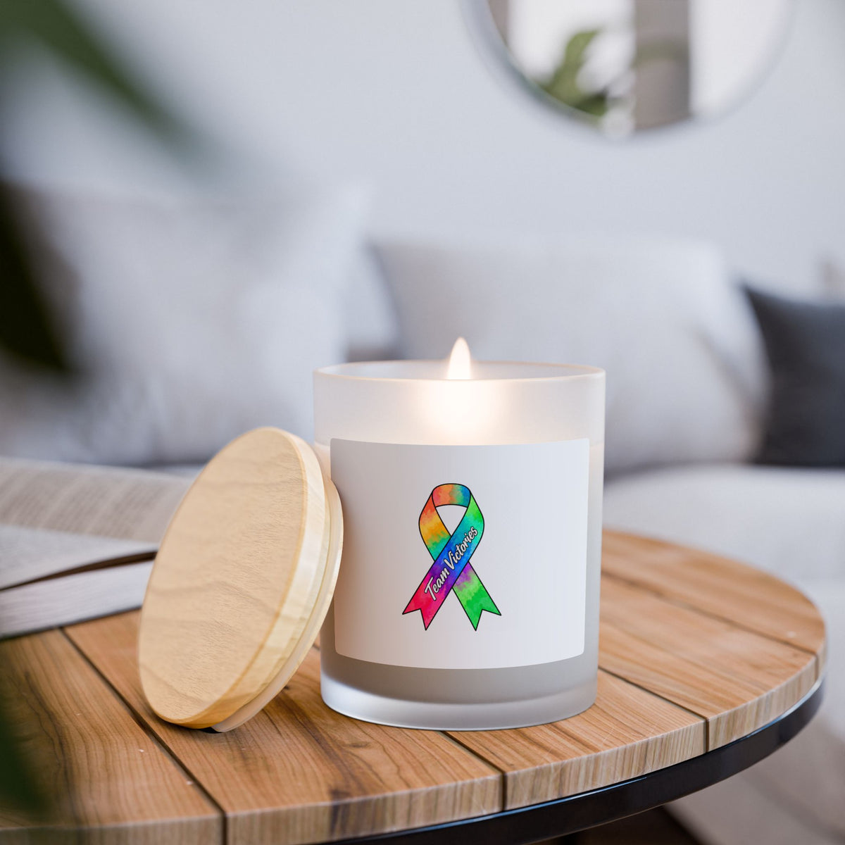 Frosted Glass Candles — 11 oz