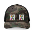 Trucker Hat - Embroidered - Camo Mesh Cap