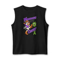 Black Moooove Over Cancer tank top with cowgirl artwork and Non-Hodgkin/Lymphoma Cancer awareness ribbon