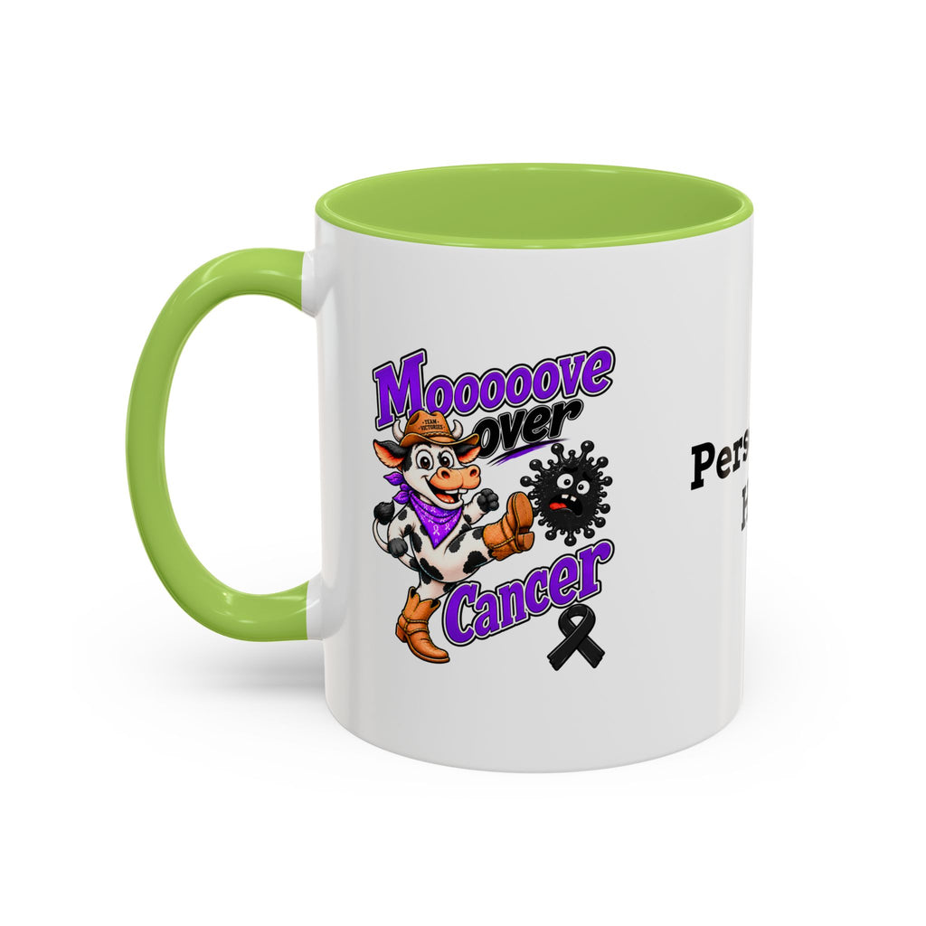 Color Accent Coffee Cup - 11 oz & 15 oz - "Personalize"