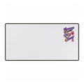 Wide Moooove Over Cancer mouse pad featuring a Breast Cancer awareness ribbon