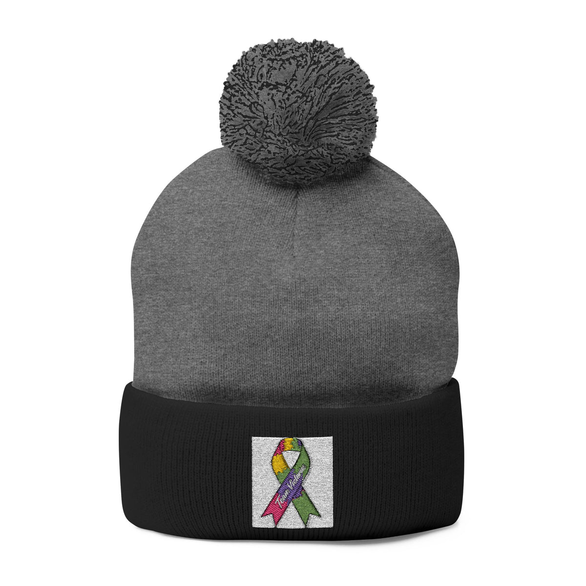 Pom-Pom Knit Cap