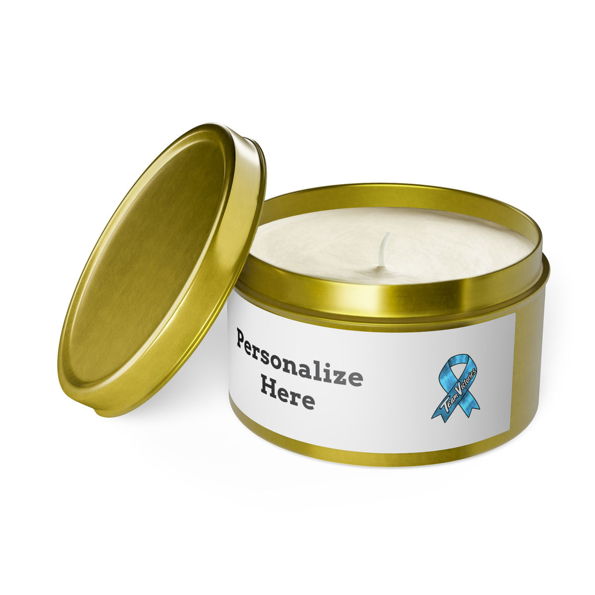 Scented Tin Candle - 4 oz & 8 oz - "Personalize"