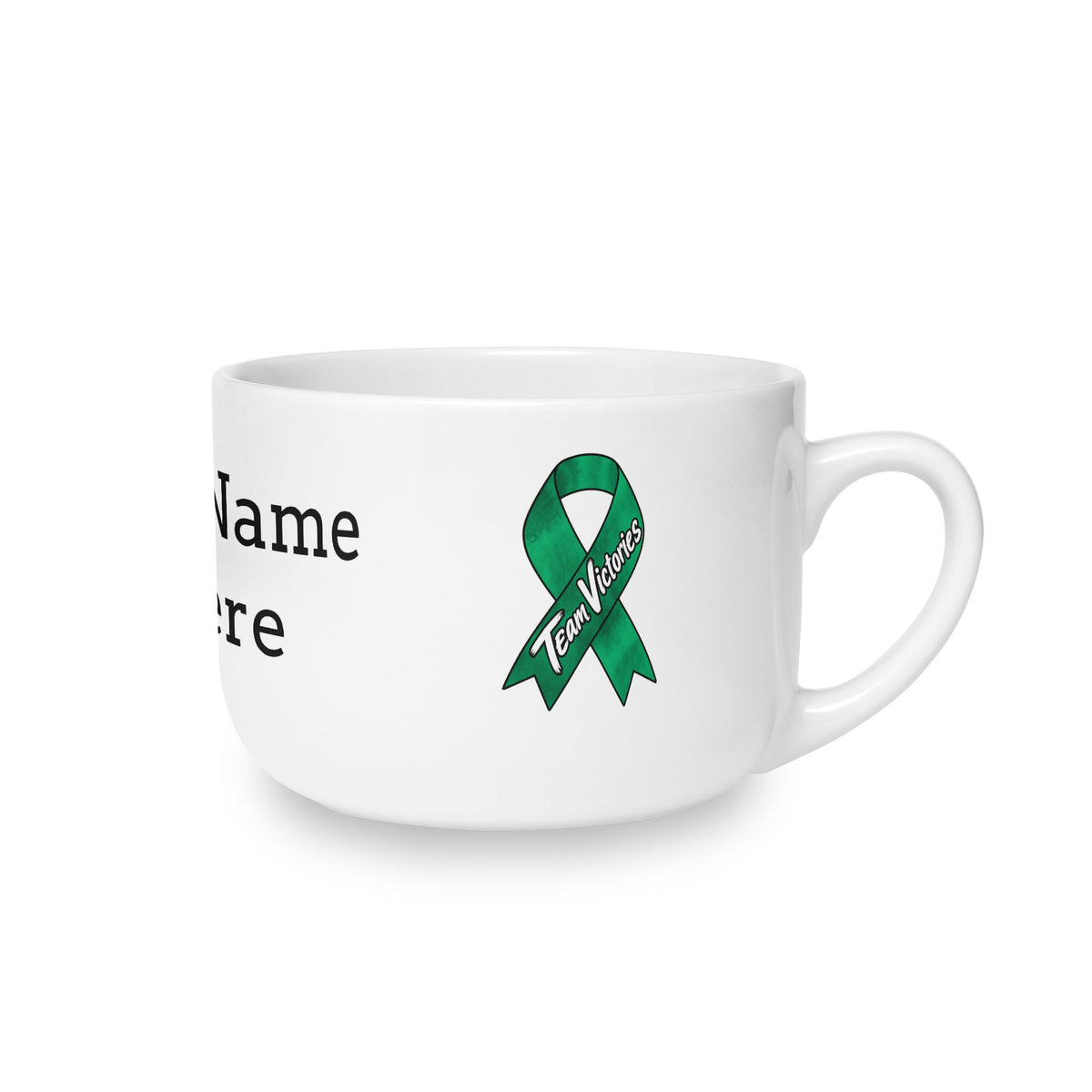 Ceramic Latte Mug - 25 oz - "Add Name Here"