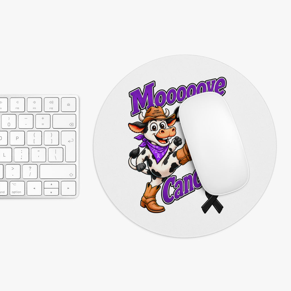 Round Mouse Pad - Victory Gray