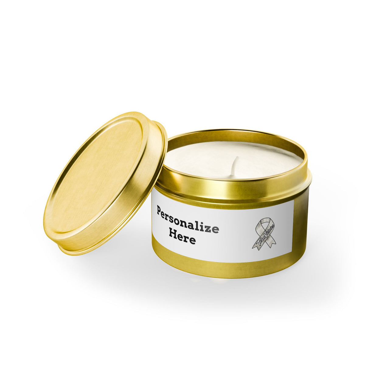 Scented Tin Candle - 4 oz & 8 oz - "Personalize"