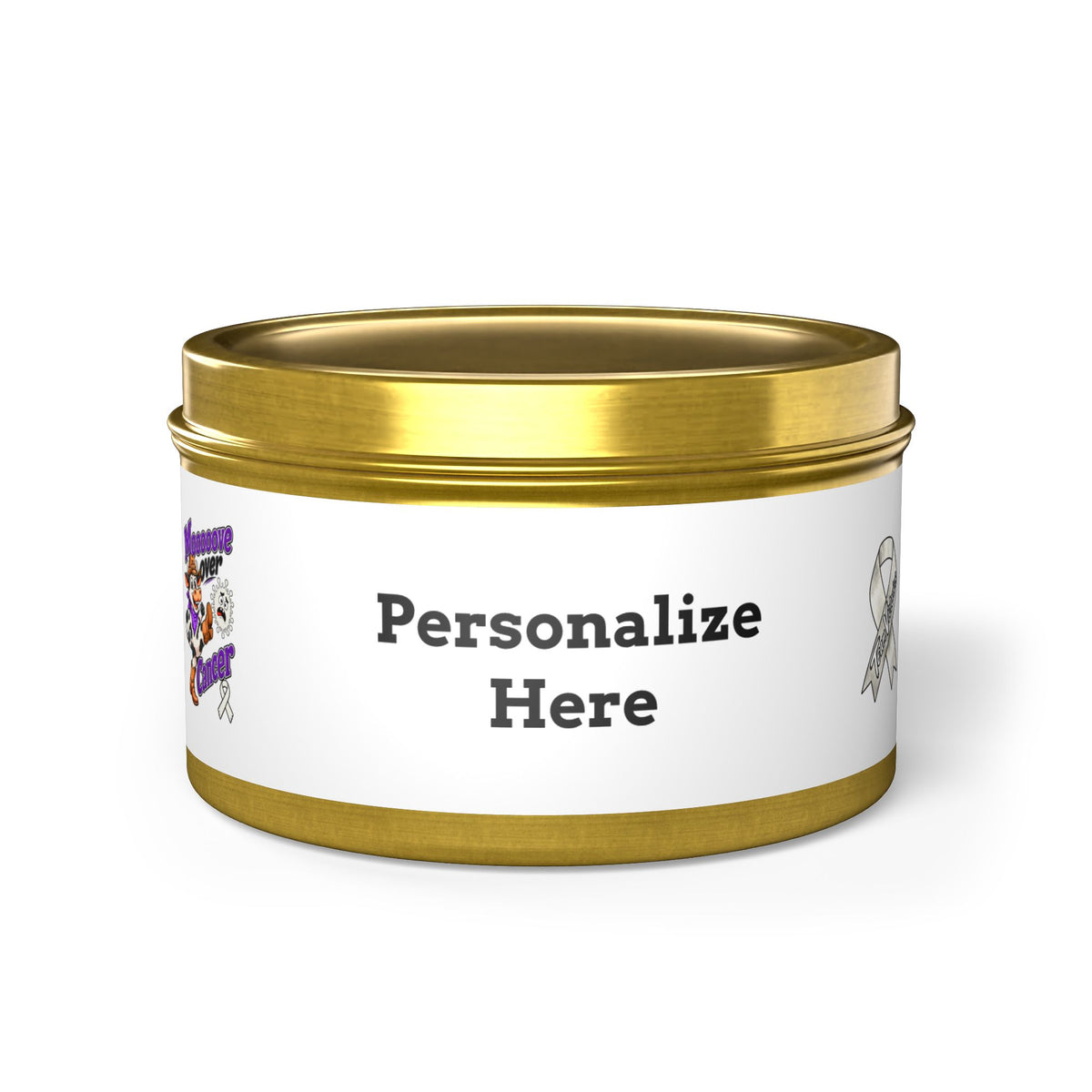 Scented Tin Candle - 4 oz & 8 oz - "Personalize"