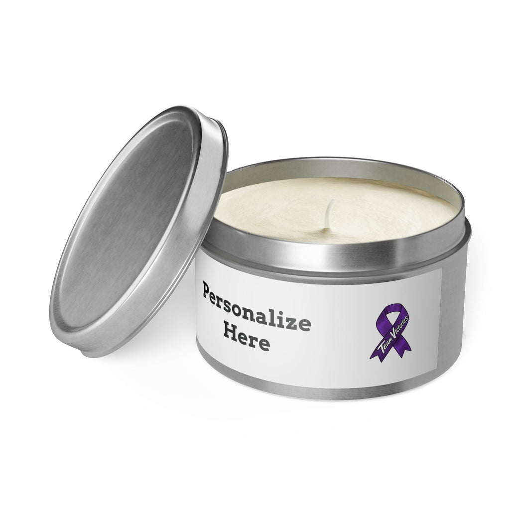 Scented Tin Candle - 4 oz & 8 oz - "Personalize"