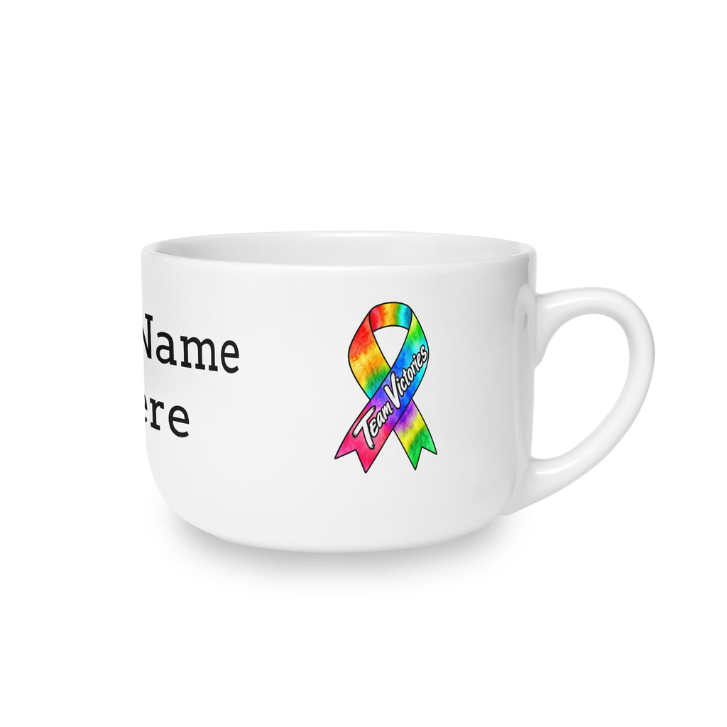 Ceramic Latte Mug - 25 oz - "Add Name Here"
