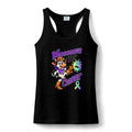 Moooove Over Cancer women's tank top with cowgirl design and all-cancer awareness ribbon