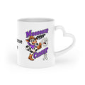 Kickin' Cancer 11 oz Heart-Handle Ceramic Mug