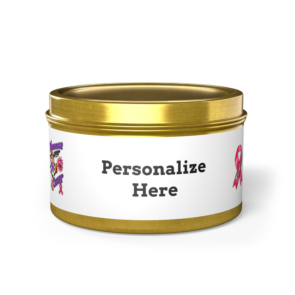 Scented Tin Candle - 4 oz & 8 oz - "Personalize"