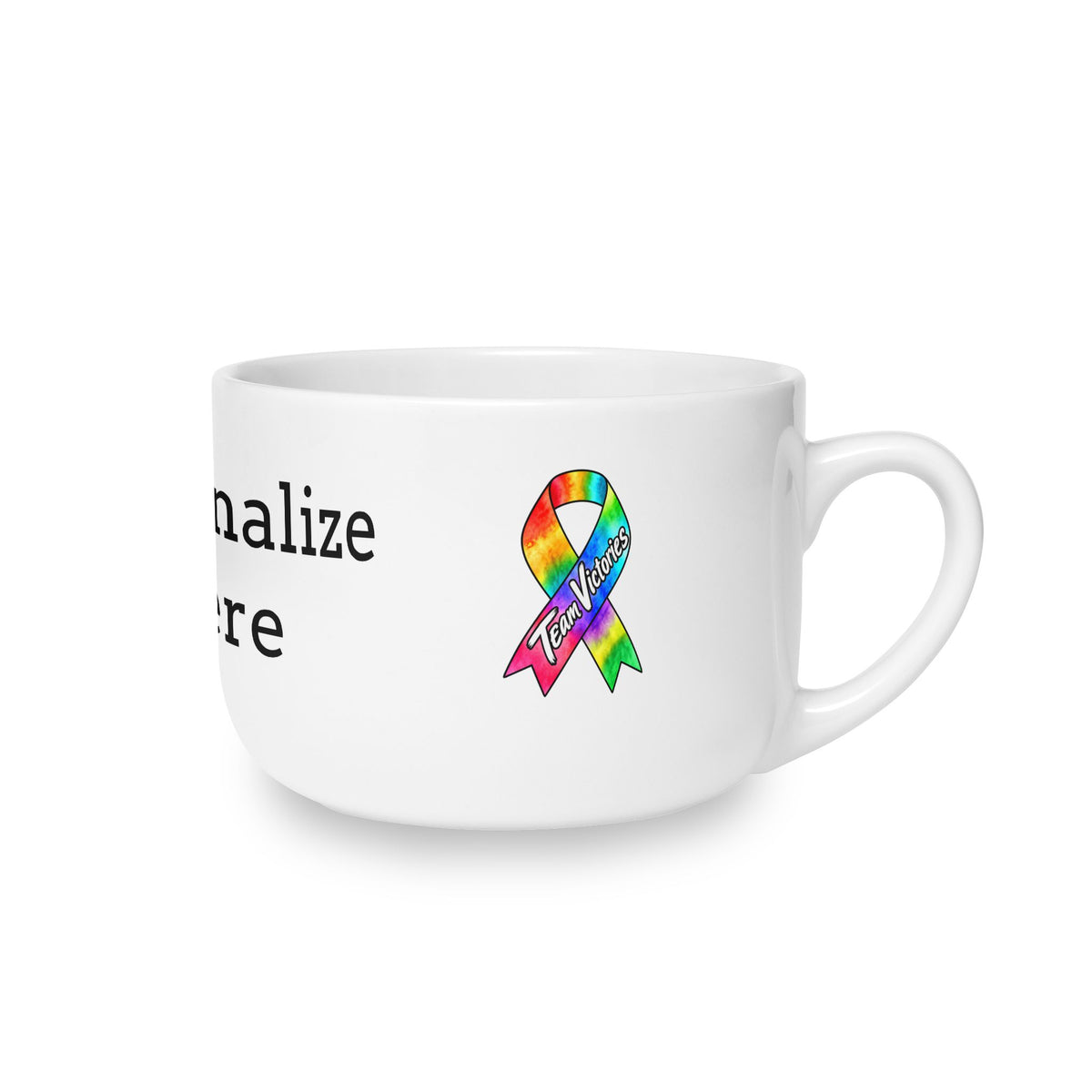 Ceramic Latte Mug - 25 oz - "Personalize"