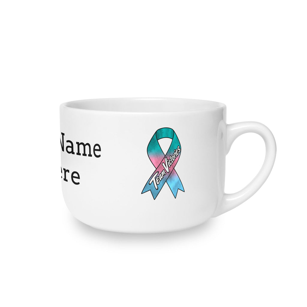 Ceramic Latte Mug - 25 oz - "Add Name Here"