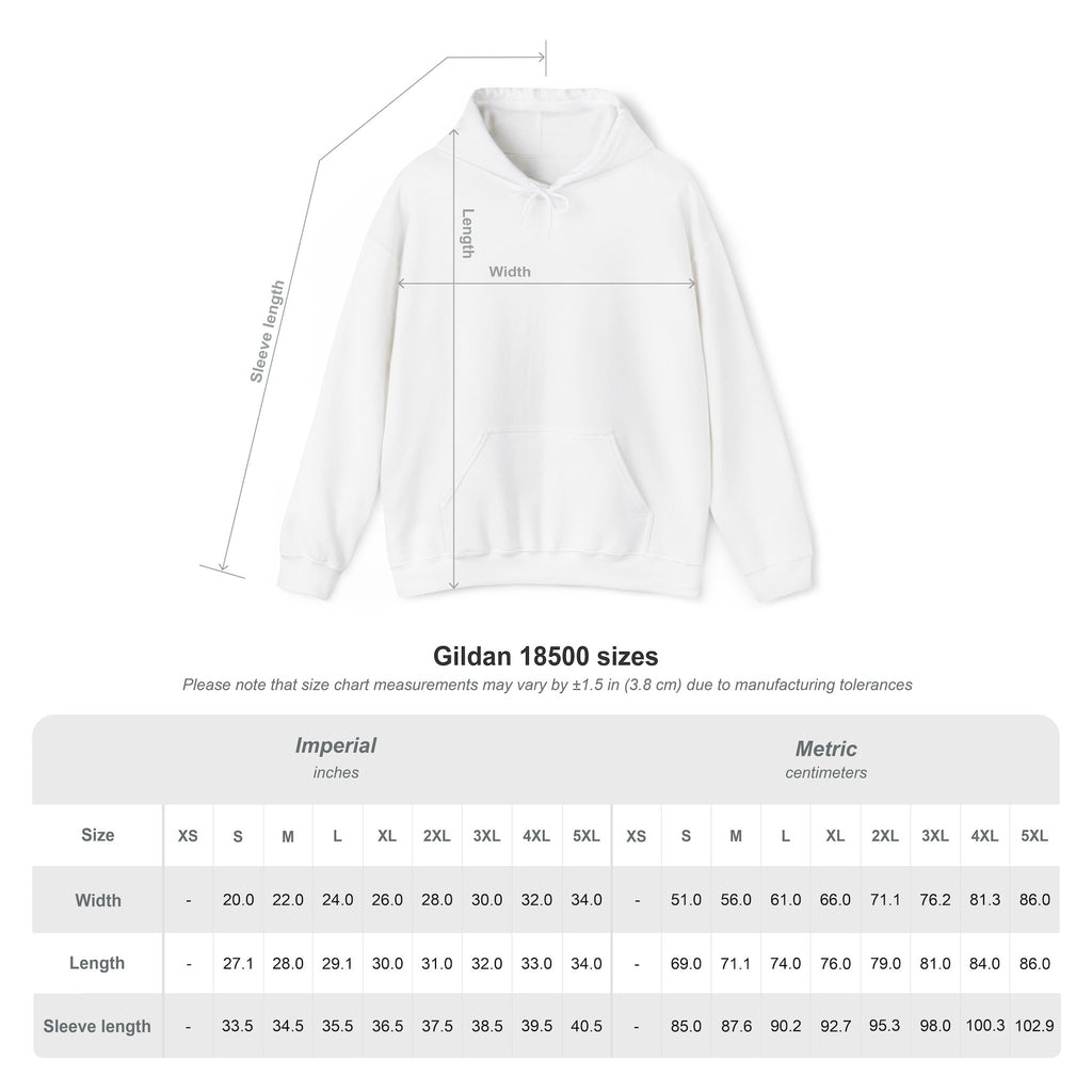 Hoodie | Gildan 18500