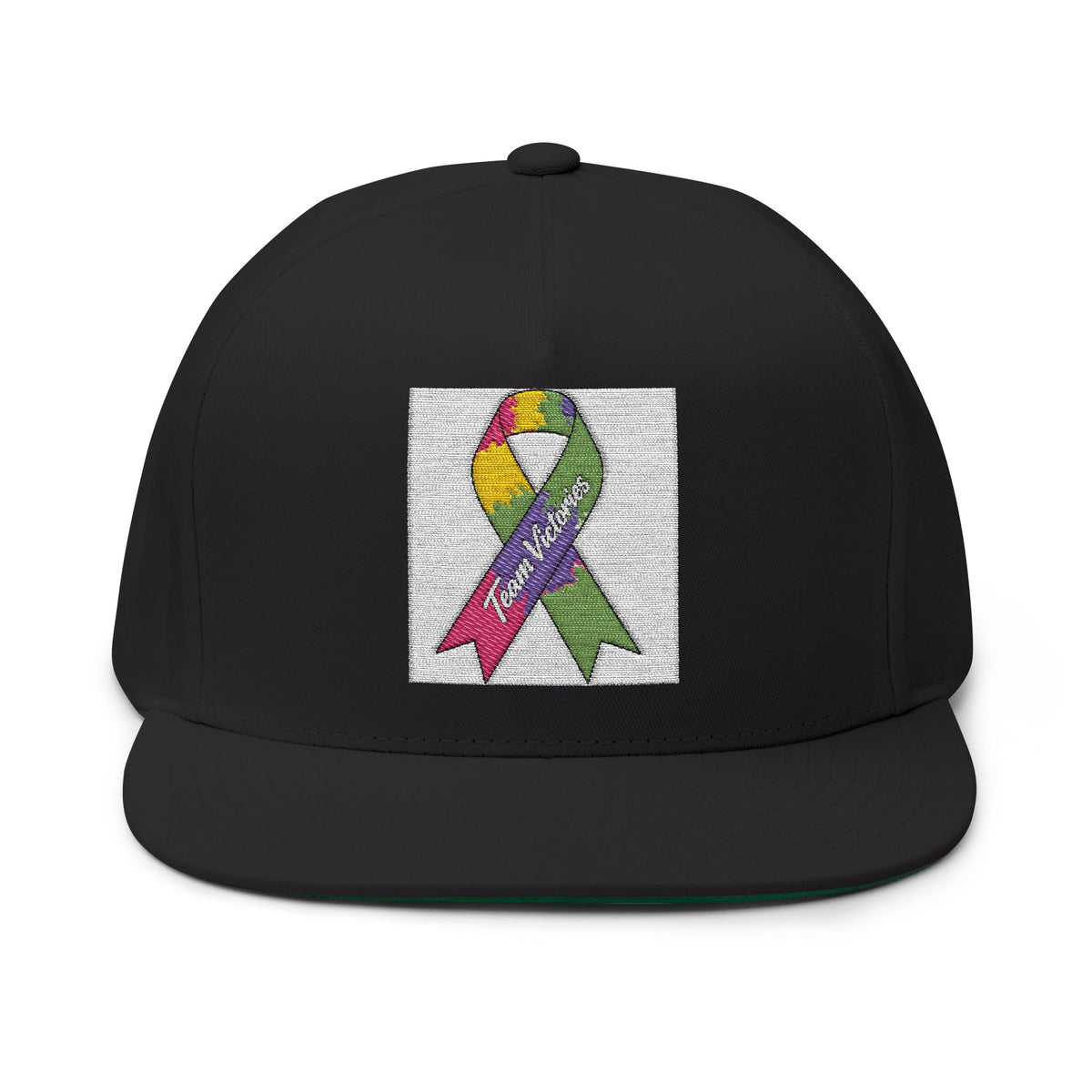 Embroidered Flat Bill Cap — Hat