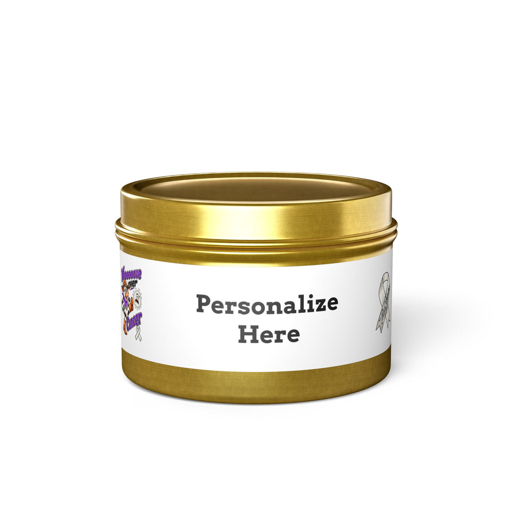 Scented Tin Candle - 4 oz & 8 oz - "Personalize"