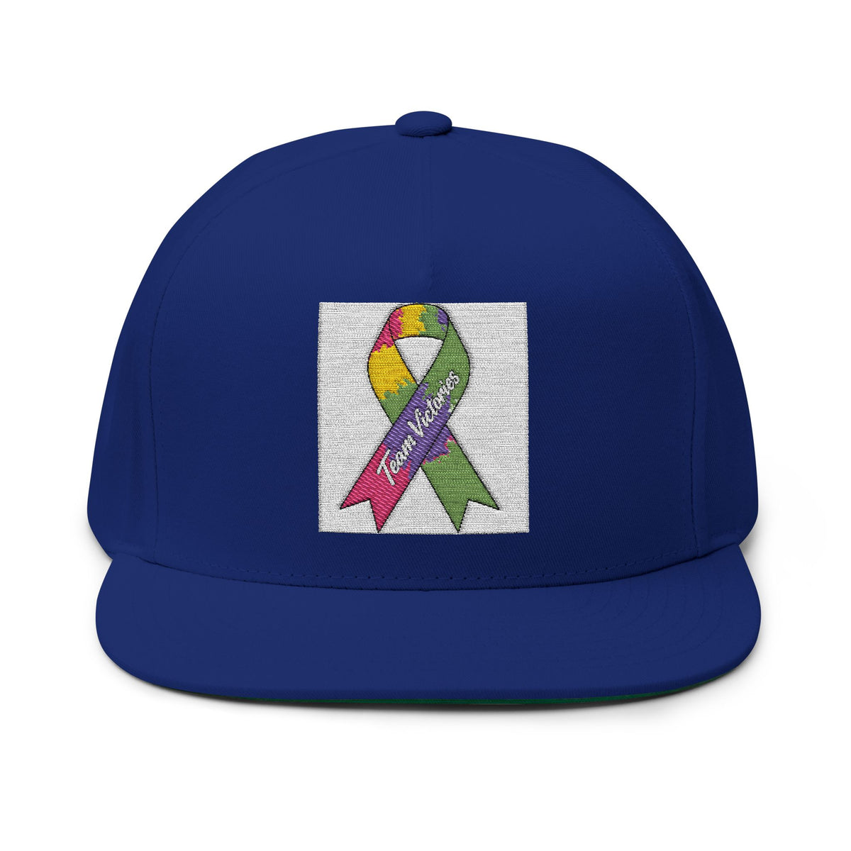 Embroidered Flat Bill Cap — Hat