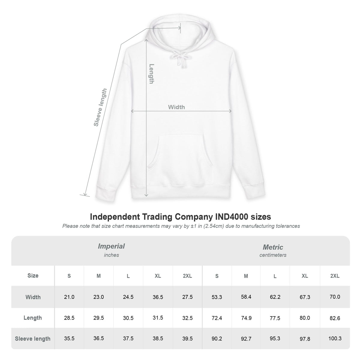 Hoodie - Pullover | Ind. Trading Co IND4000