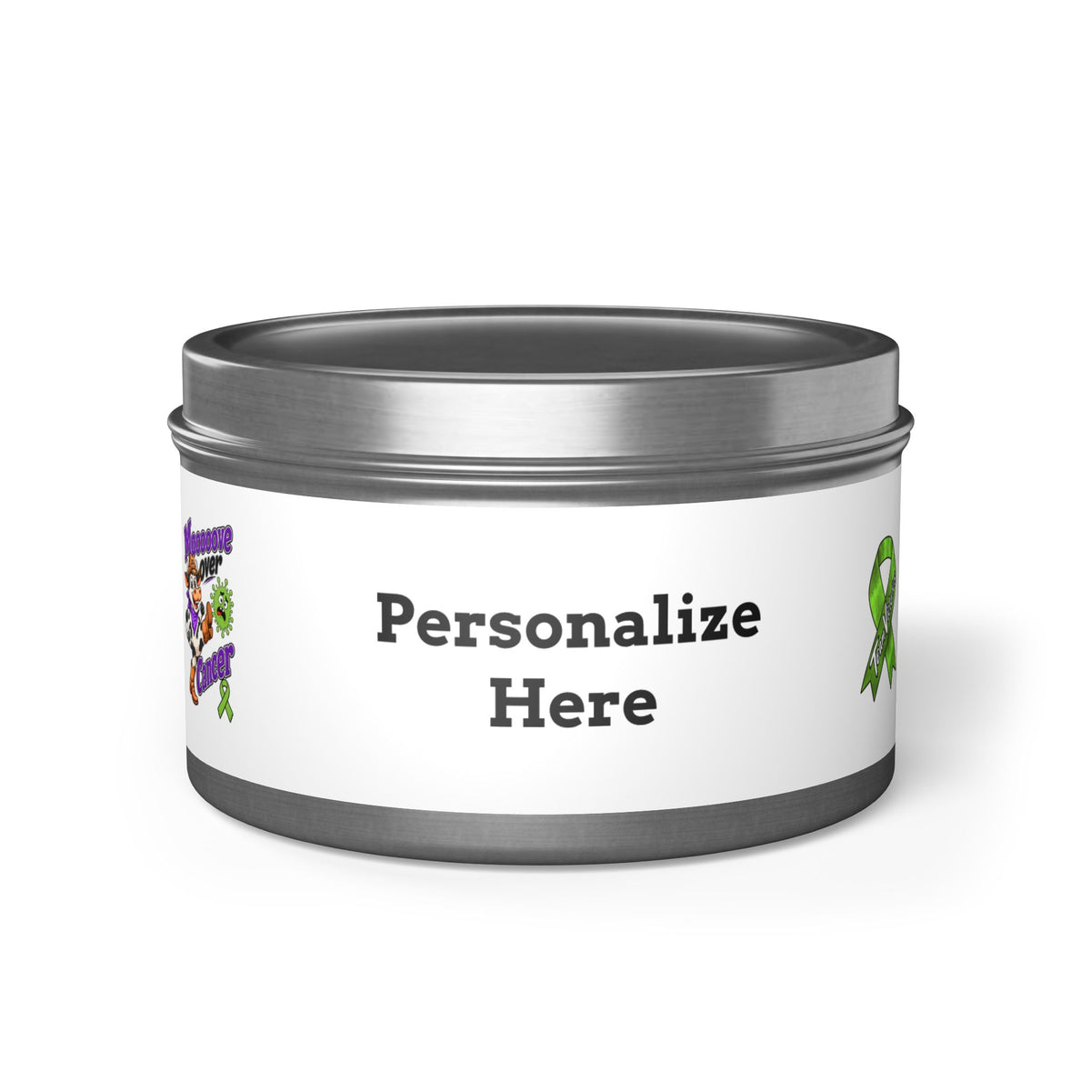 Scented Tin Candle - 4 oz & 8 oz - "Personalize"