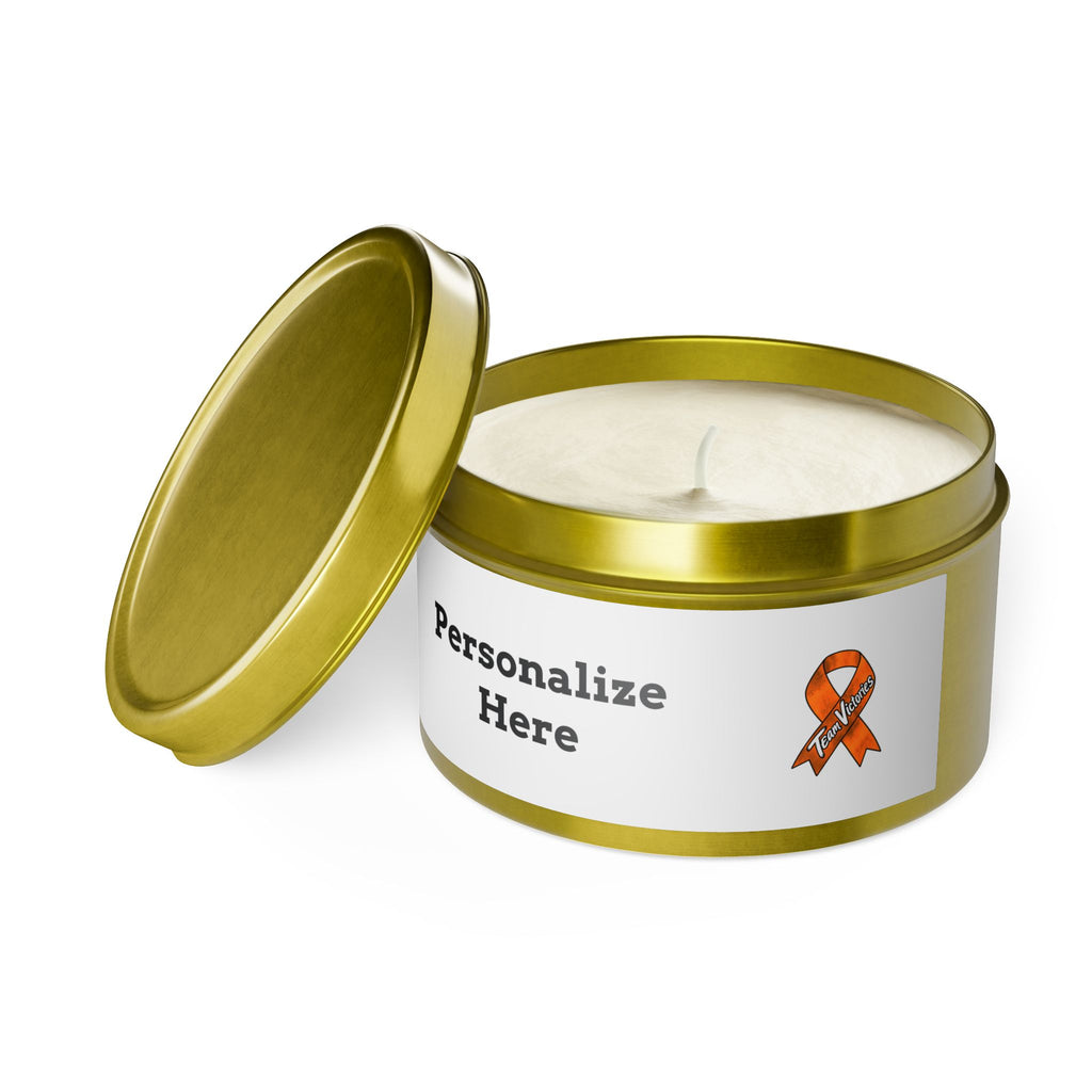 Scented Tin Candle - 4 oz & 8 oz - "Personalize"
