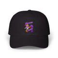 Black Moooove Over Cancer dad cap featuring Pancreatic Cancer awareness ribbon design