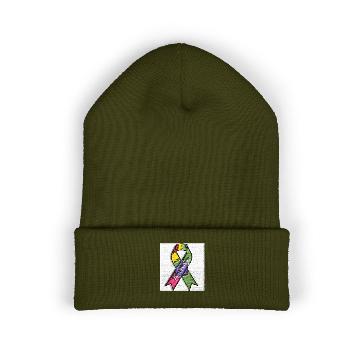 Embroidered Beanie — Cuffed Hat