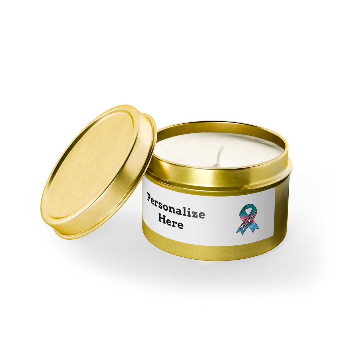 Scented Tin Candle - 4 oz & 8 oz - "Personalize"