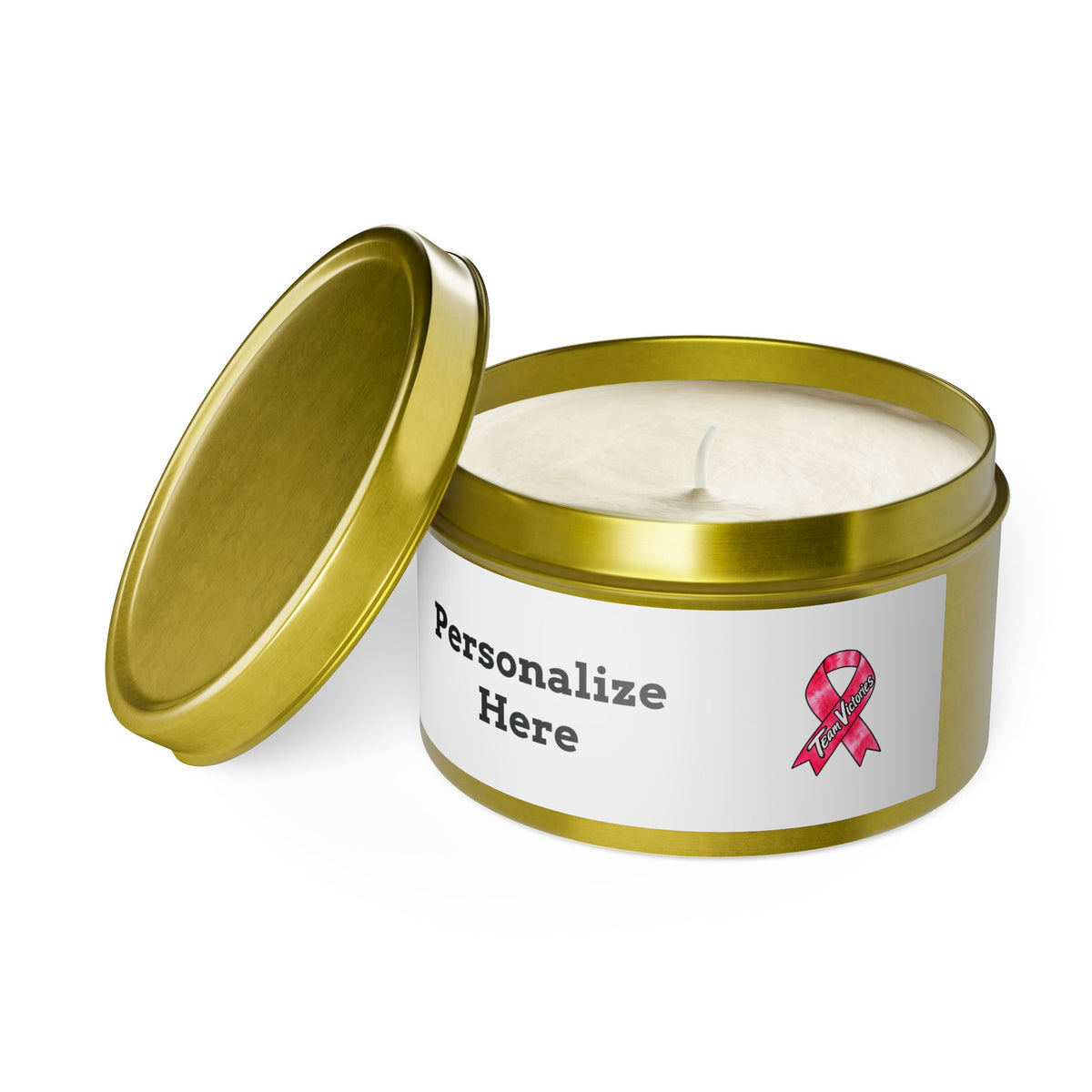 Scented Tin Candle - 4 oz & 8 oz - "Personalize"